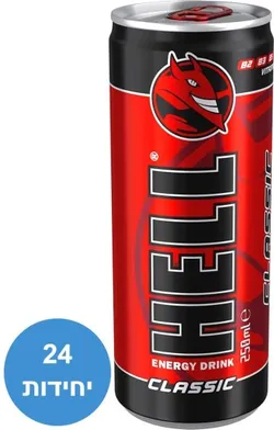 Hell Classic משקה אנרגיה, 24