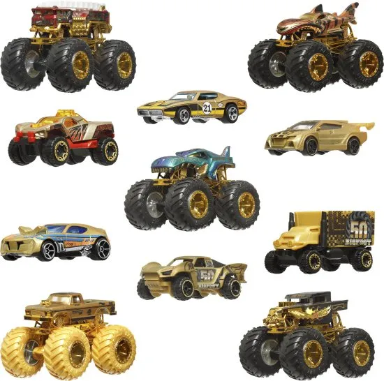 Hot Wheels Trophy Champions Vehicle Set, 11