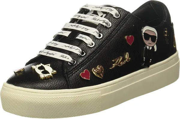 KARL LAGERFELD Cate Pins Lace up Sneaker, 5