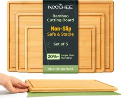 Keechee Cutting Board Набор бамбуковых разделочных досок, 3
