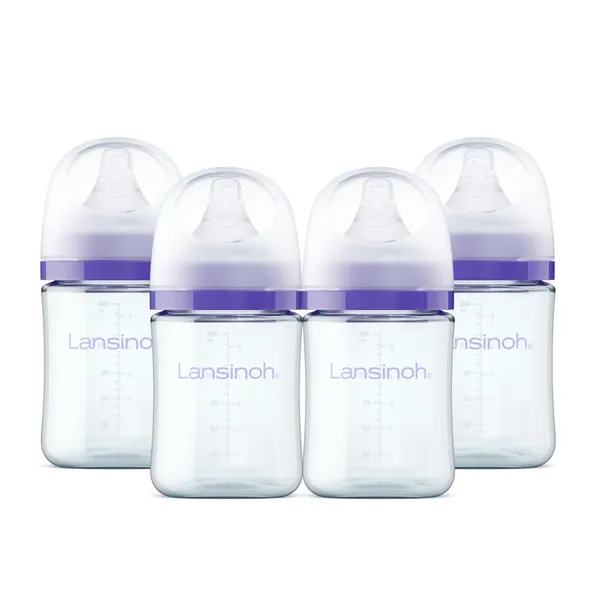 Lansinoh NaturalWave בקבוקי זכוכית לתינוקות, 4