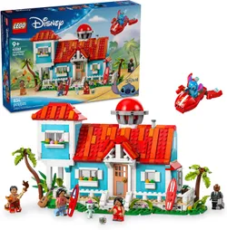 LEGO Disney Lilo and Stitch Beach House Building Playset
