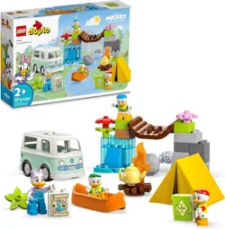 LEGO DUPLO Disney Mickey and Friends Camping Adventure 10997 Toddler Building Toy Set
