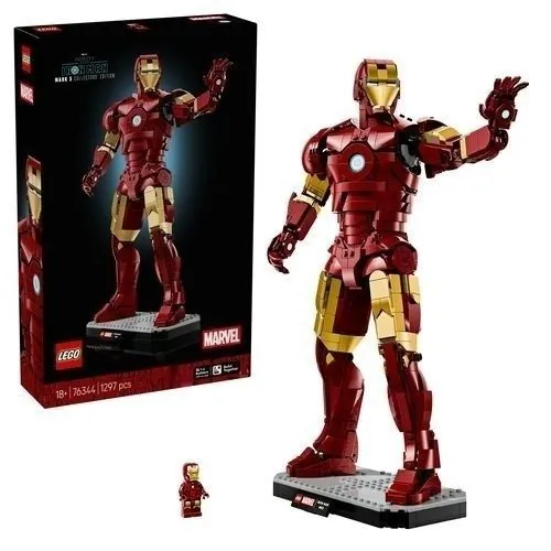 LEGO Marvel 76344 Iron Man MK3 Collector's Edition Building Set