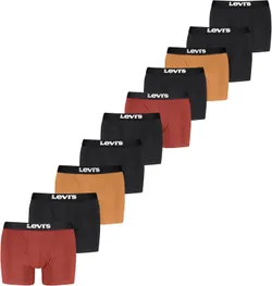 Levi's Men's Solid Basic תחתונים בוקסר, 10