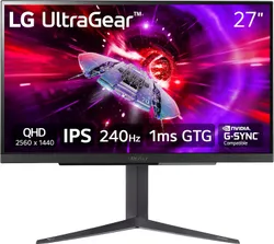 LG 27GR83Q-B 27-inch UltraGear QHD IPS Gaming Monitor