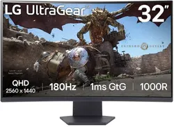 LG UltraGear 32GS60QC-B מסך גיימינג קעור