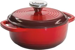 Lodge 1.5 Quart Эмалированная Чугунная Кастрюля