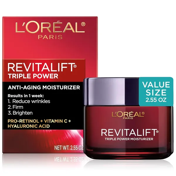 L'Oreal Paris Revitalift Triple Power קרם לחות אנטי-אייג'ינג לפנים