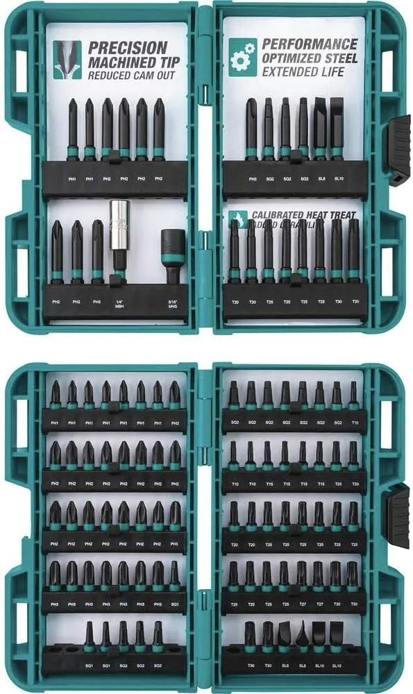 Makita E-00038 סט ביטים למברגה, 100 חלקים