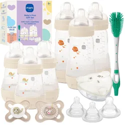 MAM Newborn Essentials Набор антиколиковых бутылочек и сосок