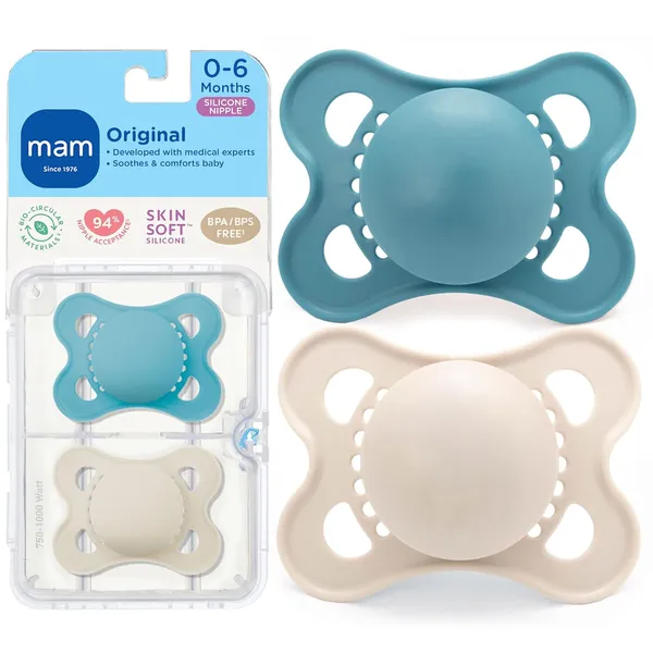 MAM Original Matte соски для младенцев, 2