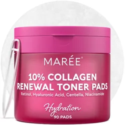 MAREE Collagen Acne Clearing Polishes, Toner Pads