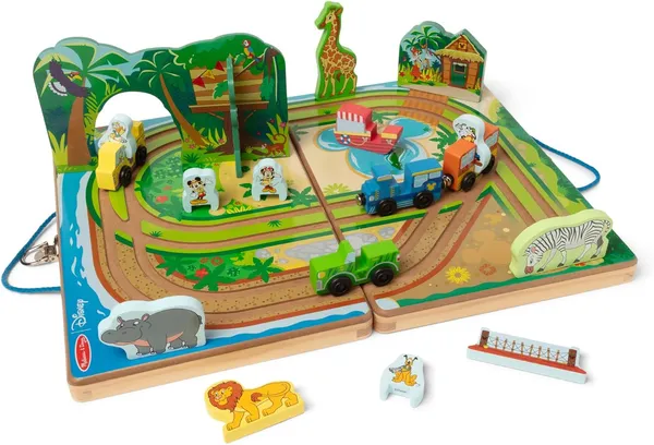 Melissa & Doug Disney Safari Take-Along деревянный игровой набор, 20 предметов