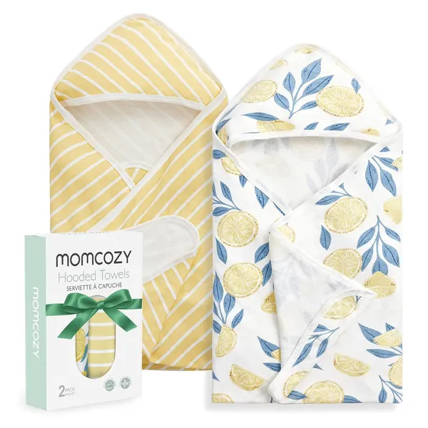 מגבת רחצה עם ברדס לתינוקות של Momcozy