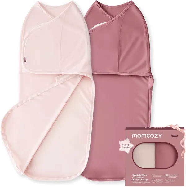 Momcozy Swaddles לתינוקות, 2-Pack