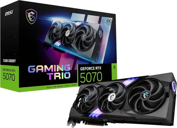 msi RTX 5070 видеокарта