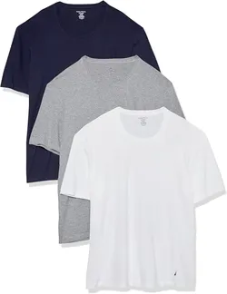 Nautica Classic Cotton Crew Neck T-Shirts, 3