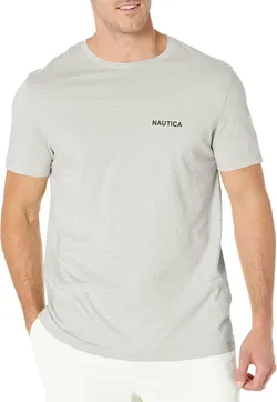 Nautica Short Sleeve Solid Crew Neck T-Shirt