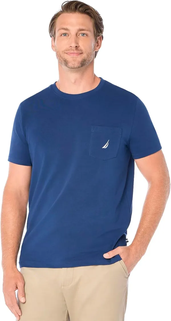 Nautica Men's Solid Crew Neck T-Shirt