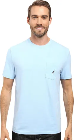 Nautica Men's Solid Crew Neck Short Sleeve T-Shirt