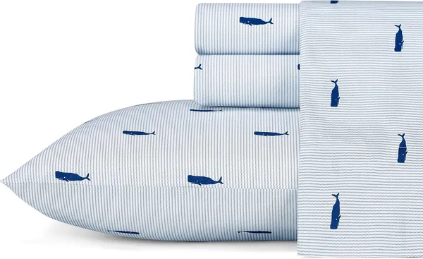 Nautica סט סדינים למיטה זוגית, סט סדינים