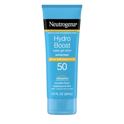 Neutrogena Hydro Boost Moisturizing Water Gel Sunscreen Lotion, 3 Pack