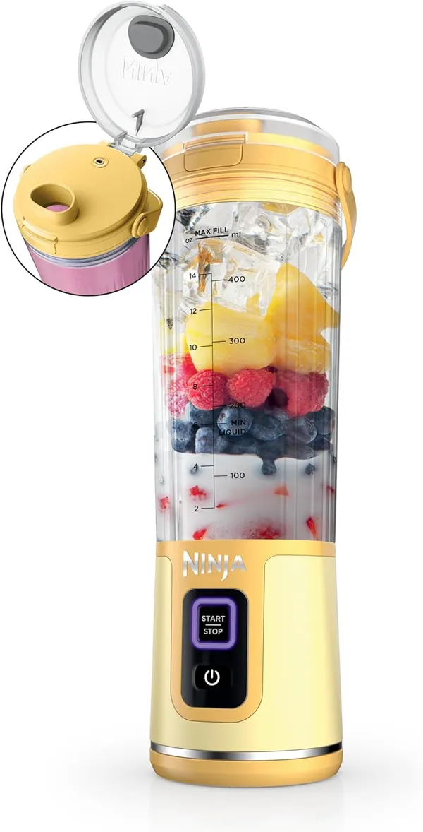 Ninja BC151LB Portable Blender, Lemon Meringue