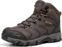 NORTIV 8 Men's Ankle High Waterproof Hiking Boots, Outdoor Lightweight Shoes