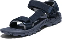 NORTIV 8 Men's Sandals Hiking Sports Lightweight Summer Water Arch Support River Open Toe Athletic Trail Outdoor Walking Sandals, 2