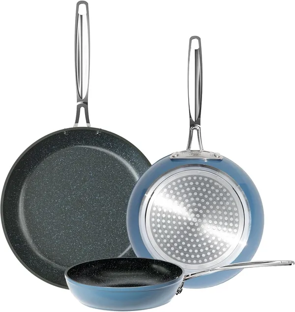 Nuwave 3pc Fry Pan Set סט מחבתים, 3