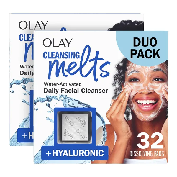 Olay Face Wash Hyaluronic Acid Cleansing Melts, 2 шт.