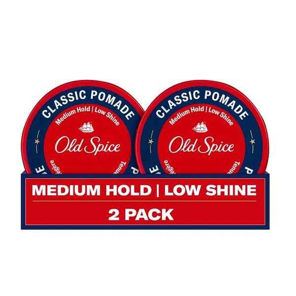 Old Spice Classic Pomade לגברים, מארז כפול