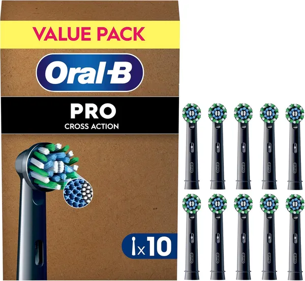 Oral-B Cross Action ראשי מברשת שיניים חשמלית, 10