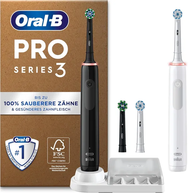 Oral-B Pro 3 3900 Black SIOC Электрическая зубная щетка, 2