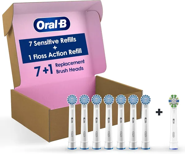 Сменные насадки для электрической зубной щетки Oral-B Sensitive Gum Care, 8