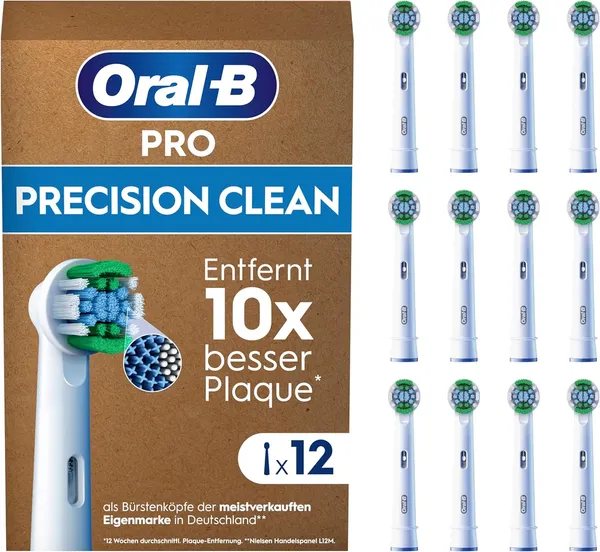 Oral-B Oral-B Pro Precision Clean ראשי מברשת שיניים להחלפה, 12