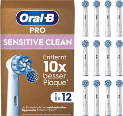 Oral-B Pro Sensitive Clean Replacement Toothbrush Heads, 12