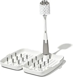 OXO Tot Travel Size Drying Rack with Bottle Brush