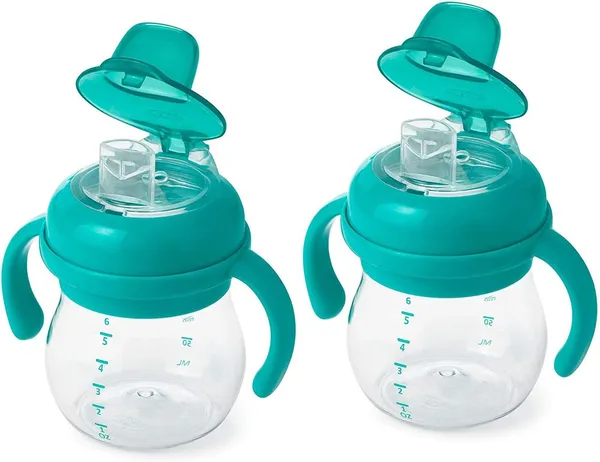OXO Tot Transitions כוס שתייה רכה עם פייה, 2 יחידות