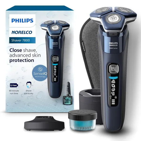 Philips Norelco Shaver 7800, Электробритва для сухого и влажного бритья с аккумулятором