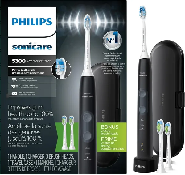 Philips ProtectiveClean 5300 аккумуляторная электрическая зубная щетка