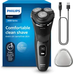 Philips Shaver Series 3000 Rechargeable Wet/Dry Electric Shaver