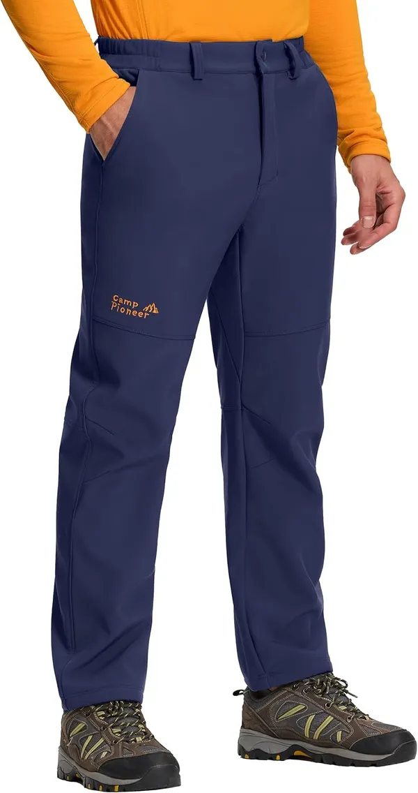 Pioneer Camp Men's Fleece Lined Outdoor Hiking Pants