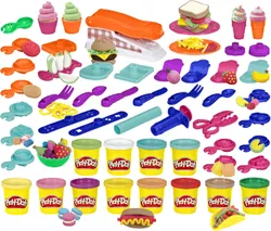 Play-Doh Kitchen Creations Fun Factory Playset, צעצועי יצירה