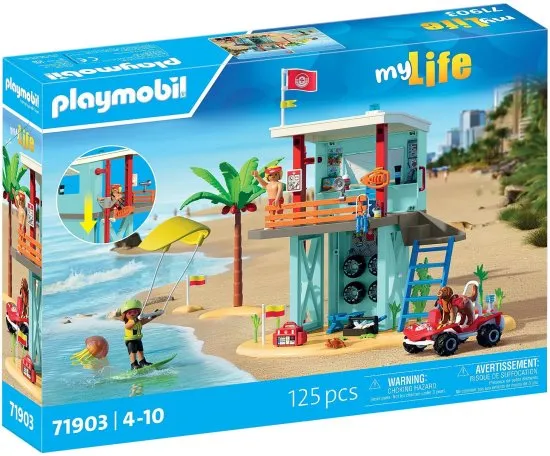Playmobil 71903 Башня спасателя с багги