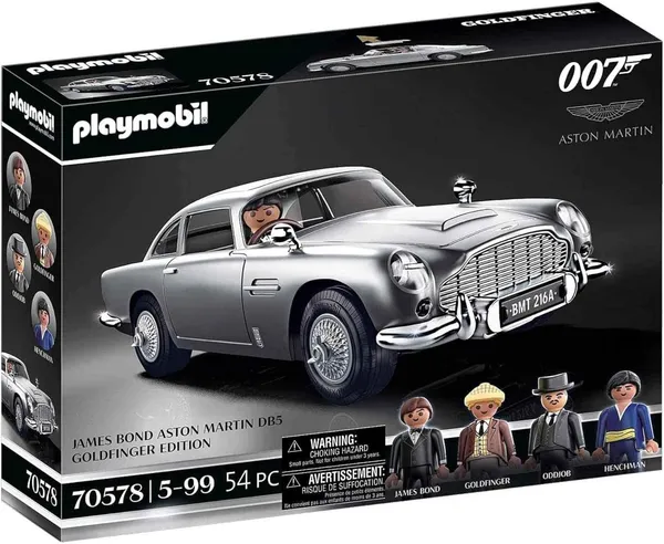 מכונית צעצוע Playmobil James Bond Aston Martin DB5 – Goldfinger Edition