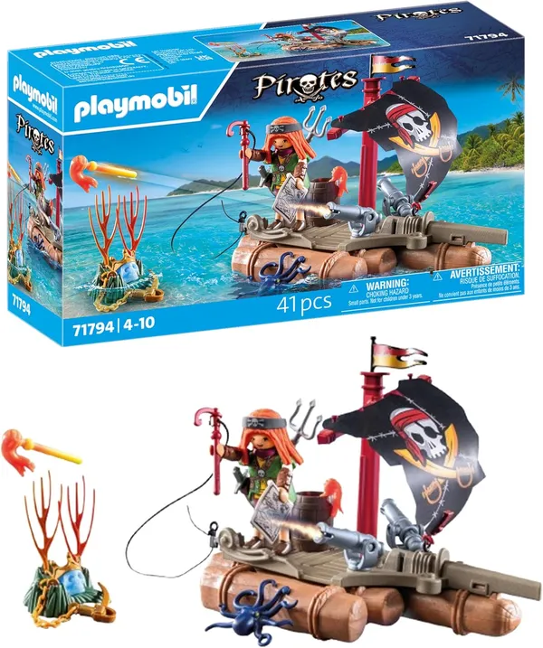 Playmobil Пиратский плот с сокровищами