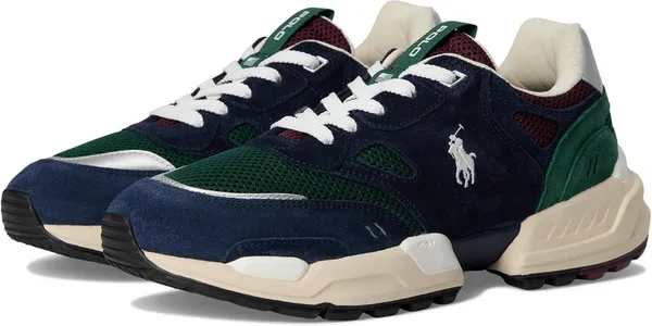 POLO RALPH LAUREN Madison Ave Color-Block 9 Кроссовки Jogger Suede & Mesh