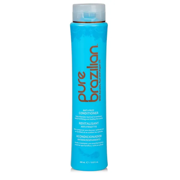 Pure Brazilian Anti-Frizz Daily Conditioner, 13.5 Oz